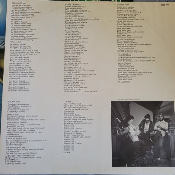 Nazareth – The Fool Circle LP – 6302 099 A&M 1981 – VG+ Sleeve – Classic Rock - Picture 5 of 11